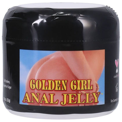 Golden Girl Anal Jelly Lubricant - Ultimate Comfort for Intimate Exploration - Model 54G - Unisex - Enhances Anal Pleasure - Clear