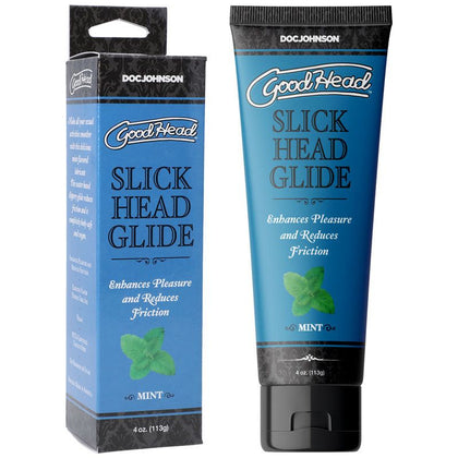 GoodHead Slick Head Glide - Mint: The Ultimate Mint-Flavoured Water-Based Lubricant for Enhanced Oral Pleasure (Model GHSG-001, Vegan, Cruelty-Free, USA)
