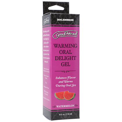 Introducing GoodHead Warming Head Oral Delight Gel - Watermelon - 4 fl. oz.: The Ultimate Sensational Oral Pleasure Enhancer