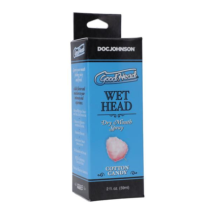 GoodHead Wet Head Dry Mouth Spray - Cotton Candy - 2 fl. oz. - Adult Naughty Store