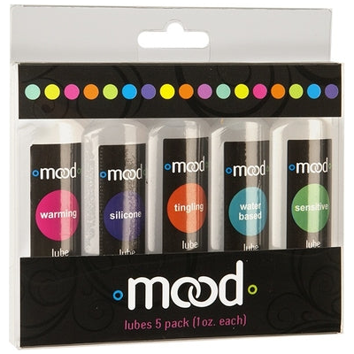 Mood - Lubes 5 Pack: Premium Lubricants for Enhanced Pleasure - Model ML-5P, Unisex, Multi-Purpose, Colorless
