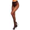 Glamory Plus Satin 22 - Transparent Silky Matt Wide Brief and Thigh Area - Women's Erotic Lingerie - Black