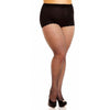 Glamory Plus Mesh - Microfibre Fishnet Effect Pantyhose for Women - XL, 2X, 3X - Black