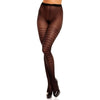 Glamory Plus Saturnia 21 - Transparent Silky Matt Extra Wide Brief and Thigh Area - Women's 20 Denier Pantyhose in Black