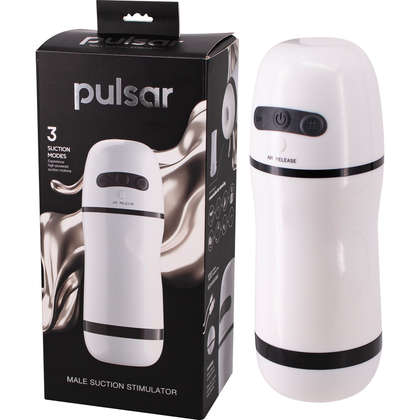 Pulsar White - Rechargeable Silicone G-Spot Vibrator for Women - Model PW-1001 - White