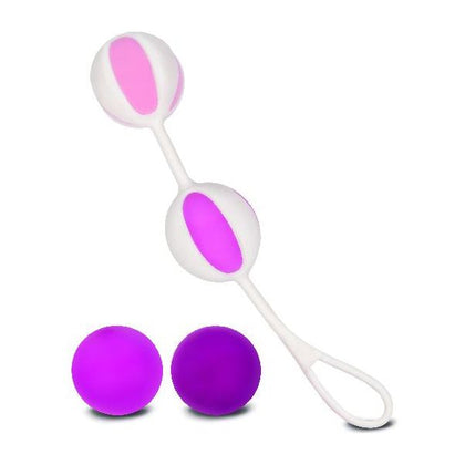 Introducing the Luxe Pleasure Geisha Balls² Pink - The Ultimate Kegel Training Experience for Women, designed to enhance intimate pleasure and strengthen pelvic muscles.