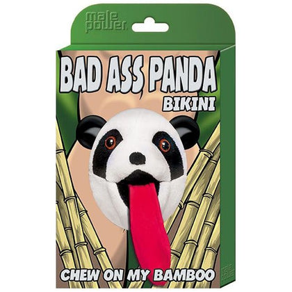 Bad Ass Panda Naughty Novelty Underwear - The Ultimate Pleasure Experience for All Genders - Model X312 - Sensational Sensations in Vibrant Black