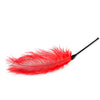Introducing the Sensual Pleasures ETR-1 Arousing Red Feather Tickler Toy for Intimate Pleasure