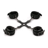 Introducing the Exquisite Pleasure: The Sensual Bliss Hogtie Set - Model HB-69 - Unisex - Ultimate Restraint and Delight - Black - Adult Naughty Store