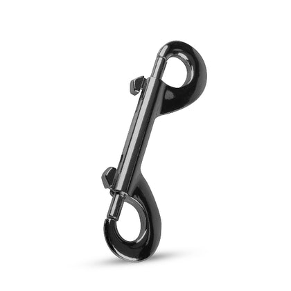Introducing the LuxeBond Double Clip BDSM Restraint Accessory - Model 2021, Unisex, Metal, Grey