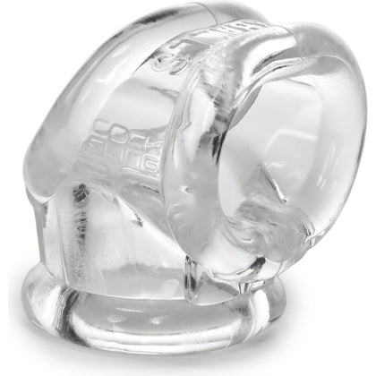 Introducing the Sensation Plus Cocksling Clear - The Ultimate Pleasure Enhancer for Men - Adult Naughty Store