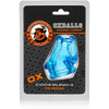 Introducing the SensationX CockSling 2 Ice Blue Cockring for Men - Enhance Pleasure and Performance