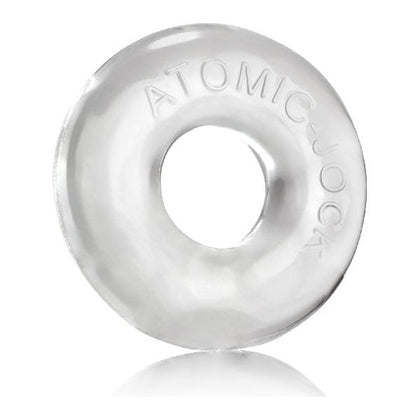 Atomic Jock Donut-2 Fatty Large Clear Cockring for Men - Enhances Size, Stamina, and Pleasure