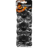 OXBALLS RINGER Thick Jelly Cock Ring - Model 3 Pack - Male Enhancer - Black