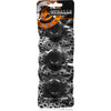 OXBALLS RINGER Thick Jelly Cock Ring - Enhancer for Men - Model 3 Pack - Black