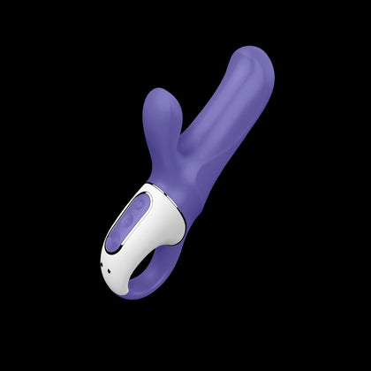 Satisfyer Vibes Magic Bunny - Model S-123: Dual Pleasure Silicone Vibrator for G-Spot and Clitoral Stimulation - Seductive Pink