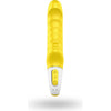 Satisfyer Vibes Yummy Sunshine - Sensationally Ribbed G-Spot Vibrator (Model VY-123) for Intense Pleasure - Sunny Yellow - Adult Naughty Store