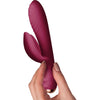 Every-Girl EG-2021 Rechargeable Waterproof Burgundy Rabbit Vibrator - Ultimate Dual Pleasure Toy