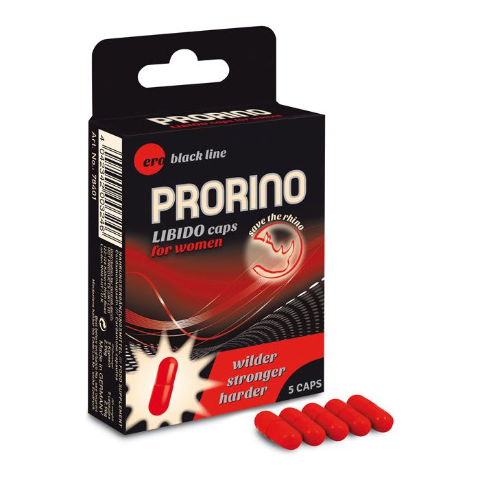 ERO PRORINO Libido Caps For Women - Enhanced Sexual Desire and Performance Supplement