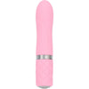 Introducing the Pillow Talk Flirty Pink Mini Wand Vibrator - A Sensational Pleasure Companion for Intimate Delights - Adult Naughty Store