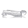 Clear Pleasure Enhancer X3 - 2-Inch Extender Sleeve for Men - Intensify Passion - Transparent - Adult Naughty Store