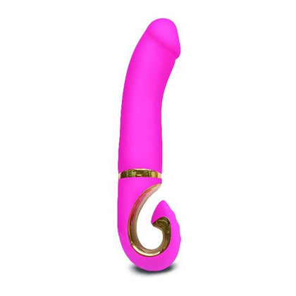 Gjay Neon Rose - The Sensual Pleasure Delight: Premium Silicone G-Spot Vibrator for Women in Rose Gold