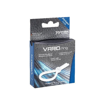 Introducing the XR-500 VARIOring Adjustable Silicone Cock Ring for Men - Model XR-500: Enhance Endurance & Satisfaction for Ultimate Pleasure in Black