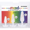 Seductive Pleasure: Mood Naughty 1 Trainer Set - Rainbow Confetti Silicone Anal Trainer Kit