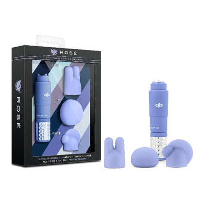 Introducing the PleasureCo Rose Revitalize Massage Kit Periwinkle: The Ultimate Pleasure Experience for Her - Model RRV-1001
