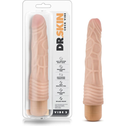 Dr. Skin Cock Vibe 2 9in Vibrating Cock Beige: The Ultimate Realistic Pleasure Experience