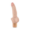 Blush Novelties Dr. Skin Cock Vibe #12 8in Vibrating Cock - Beige: The Ultimate Pleasure Experience for All Genders! - Adult Naughty Store