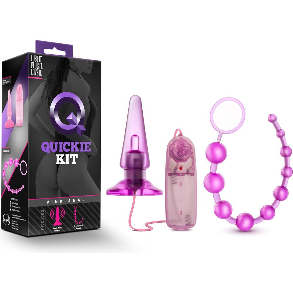 Sensation Pleasure Kit: Pink Anal Play Set for Beginners