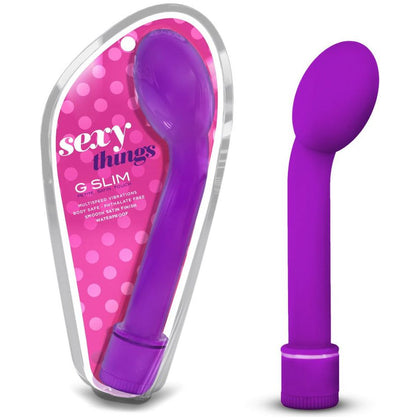 Introducing the SensationSeeker G-Slim Petite Purple Vibrating G-Spot Stimulator for Women