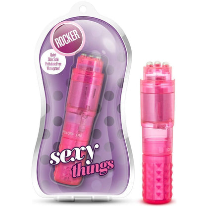 RKP-001 Rocker Pink Vibrating Massager - Powerful Pleasure Toy for Him and Her - ABS Plastic - Waterproof