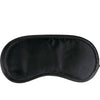 Introducing the Exquisite Pleasures Black Satin Eye Mask - Model X1: The Ultimate Sensory Deprivation Experience for Enhanced Intimacy and Exploration - Unisex, for Alluring Pleasure - Seductive Black