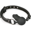 Introducing the SensaPleasure Silicone Sensation Ball Gag with Dong - Model SG-9000 - Unisex - Mouth and More - Intense Black
