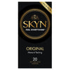 SKYN Original Condoms 20 Pc in Natural, Smooth Skynfeel Material - Enhance Intimate Pleasure with Soft, Non-Latex Condoms for Ultimate Sensation and Comfort