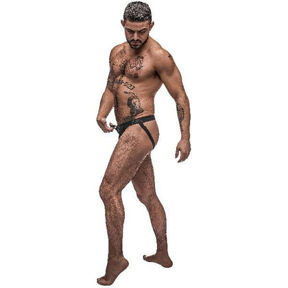 Male Power Grip & Rip Off Jock - Rip Away Front Pouch, Velcro Tabs, Plush Elastic Leg Bands, Embossed Waistband - Unleash Your Wild Side - Adult Naughty Store