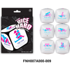 Introducing the ExciteMe Dice Hard PVC Inflatable Dice in White - The Ultimate Pleasure Game for Couples! - Adult Naughty Store