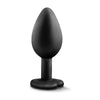 Sensual Bliss Temptasia Bling Plug - Small Black: The Ultimate Anal Delight Jewel for All Genders and Sensual Pleasure (Model No. TPB-001)