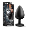 Exquisite Temptasia Bling Plug Large Black - The Ultimate Sensual Pleasure for Alluring Booty Play - Adult Naughty Store