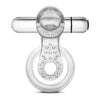 Blush Novelties Stay Hard 10 Function Vibrating Tongue Ring - Model 2021 - Couples Cock Ring - Clit Stimulator - Clear