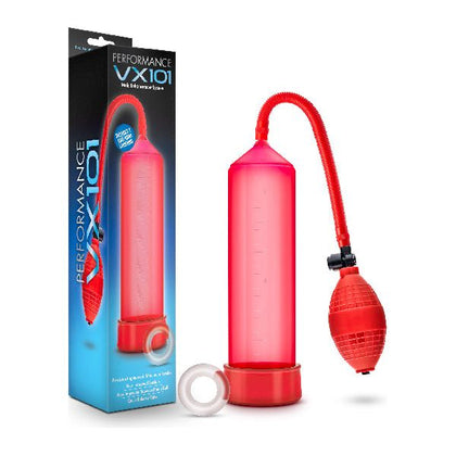 Performance VX101 Male Enhancement Pump Red: The Ultimate Pleasure Enhancer for Men