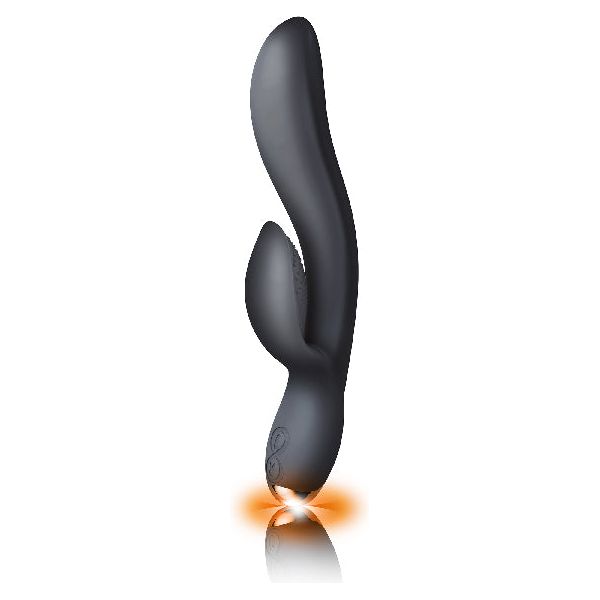 Introducing the Luxuria Sensualis Regala Rabbit - Model RS-500X: The Ultimate A-Spot Pleasure Inducer for Both Genders in Midnight Black