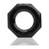 Humpx Black Silicone Cockring - Model X69: Pleasure Enhancer for Men and Couples in Black
