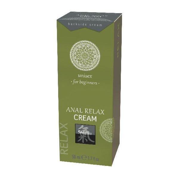 Shiatsu Anal Relax Cream Beginners 50ml - Ultimate Relaxation for Effortless Anal Pleasure in a Gentle Formula