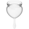 Transparent Temptation: Feel Good Menstrual Cup Kit - Beginners & Connoisseurs - 2pcs