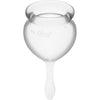 Transparent Temptation: Feel Good Menstrual Cup Kit - Beginners & Connoisseurs - 2pcs