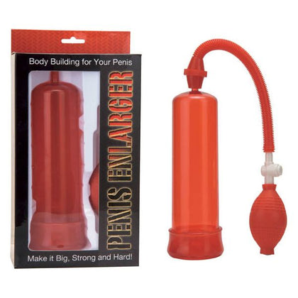 Introducing the Intense Pleasure Red Penis Pump - Model X3: The Ultimate Male Enhancement Device
