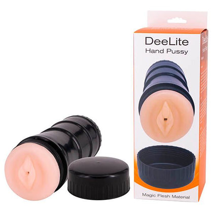DeeLite Hand Pussy - Ultra-Soft Flesh Vagina Stroker | Model DHP-001 | For Men | Realistic Tight Virgin Design | Intense Internal Stimulation | Flesh Color